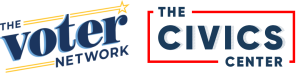 The Voter Network | The Civics Center logos